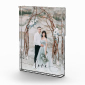 Delicate Love | Jouw foto met kalligrafie-overlay (Rechts)