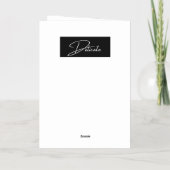 Delicate Love Poetry Folie Wenskaart (Achterkant)