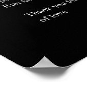 Delicate Love Poetry Wall Art Poster Decor (Hoek)