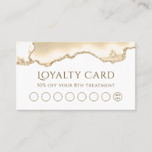 delicate loyaliteitskaart van perzikagaat