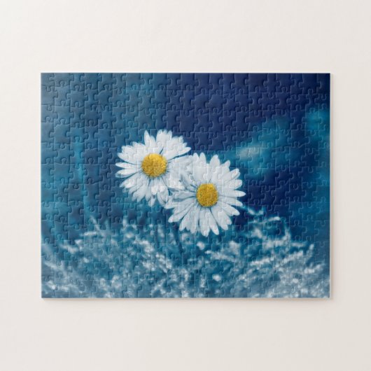 Delicate madeliefjes legpuzzel (Horizontaal)