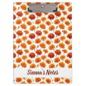 Delicate Mariold Pattern Name Klembord (Voorkant)
