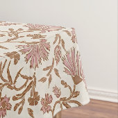  delicate mauve bloemen & ingewikkelde bladeren tafelkleed (Voorbeeld)