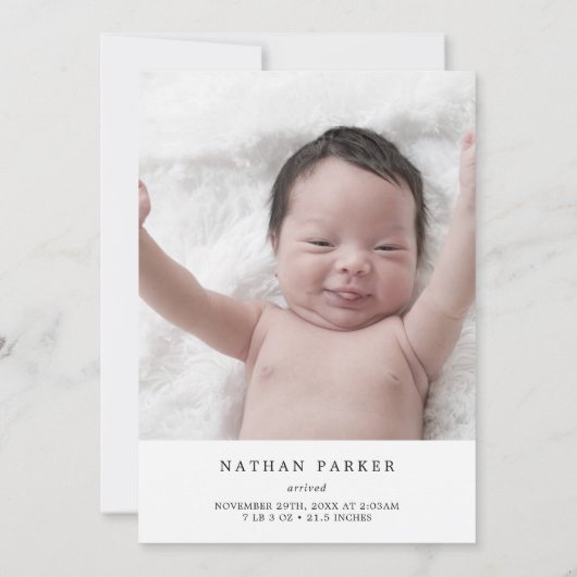 Delicate Merrier met kerstfeest aankondiging (Achterkant)