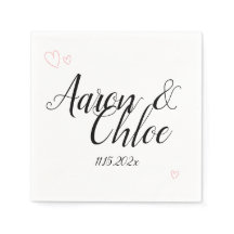 Delicate minimalistische kalligrafie bruiloft