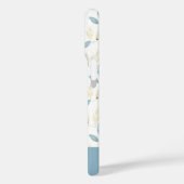 Delicate Modern Floral Pattern With Your Name Case-Mate iPhone Case (Achterkant / Links)