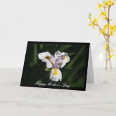 delicate moederbloem kaart (Gele Bloem)