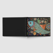 Delicate Ocean Mosaic Coastal Koi Fish Gastenboek (Volledig)