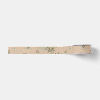 Delicate Olijf Bloemkracht Eco Satijnen Lint
