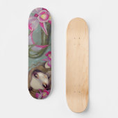 Delicate Orchid Mermaid SKATEBOARD (Voorkant)