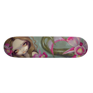 Delicate Orchid Mermaid SKATEBOARD