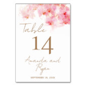 Delicate Orchid Waterverf Flower Floral Wedding Kaart (Voorkant)