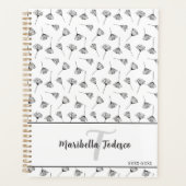 Delicate Paardenbloem kunst met minimalistische st Planner (Voorkant)