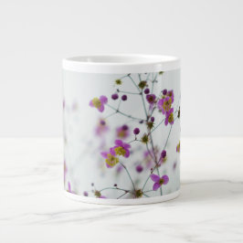 Delicate Paarse Bloemige Botanische Jumbo Mok