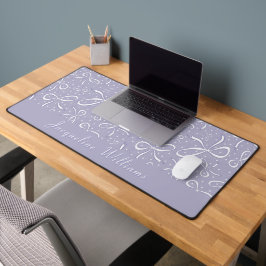 Delicate Paarse Coquette Bows Bureaumat