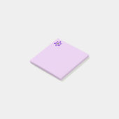 Delicate Paarse Crocus Post-it Notes (Schuin)