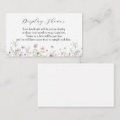 Delicate Paarse Kaart voor schottenbehuizing voor  (Voorkant / Achterkant)