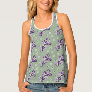 Delicate paarse Orchids Tanktop