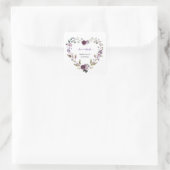 Delicate Paarse roze pink Peonies Flowers Baptisme Vierkante Sticker (Tas)