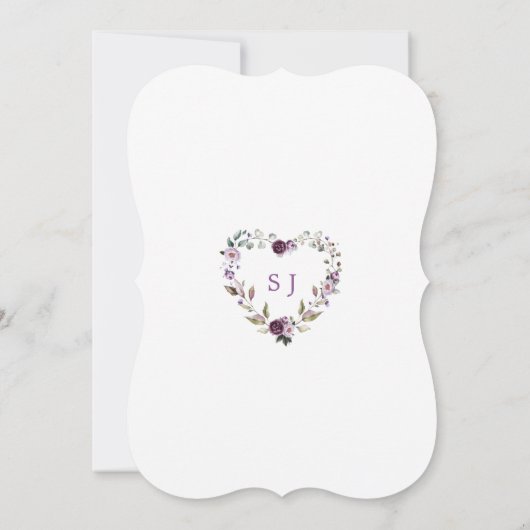 Delicate Paarse Roze Pioen Bloemen Baby Shower Kaart (Achterkant)