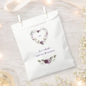 Delicate Paarse Roze Pioen Bloemen Bruiloft Bedankzakje (Geknipt)