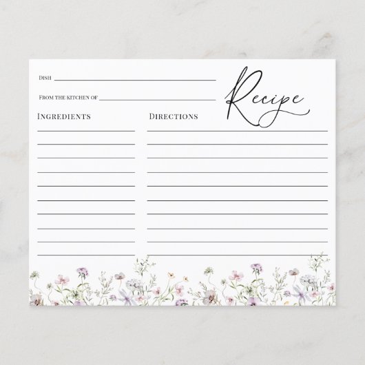 Delicate Paarse wilde Vrijgezellenfeest Recipe (Voorkant)