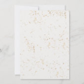 Delicate Paddenstoel Baby Shower  Kaart (Achterkant)