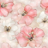 Delicate pale pink and gold 60th birthday wrap cadeaupapier