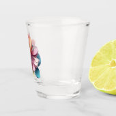 "Delicate Paper Petal Bloom" Shot Glas (Rechts)