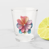 "Delicate Paper Petal Bloom" Shot Glas (Voorkant)