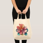 Delicate Paper Petal Bloom Tote Bag (Voorkant (product))