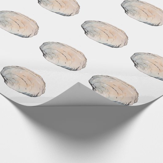 Delicate pasta-schelp cadeaupapier (Hoek)