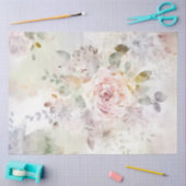 Delicate Pastel Bloem Peonies Tissuepapier (Craft)