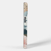 Delicate Pastel Bloemenpatroon Case-Mate iPhone Case (Achterkant / Rechts)