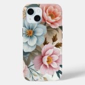 Delicate Pastel Floral  Case-Mate iPhone Case (Achterkant)