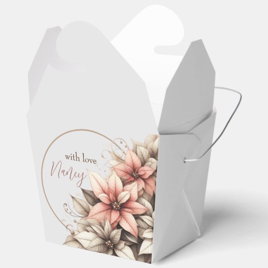 Delicate Pastel Floral Gift Box Bedankdoosjes (Open)