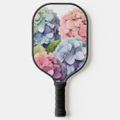 Delicate Pastel Hydrangea Bloemen Pickleball Paddle (Voorkant)