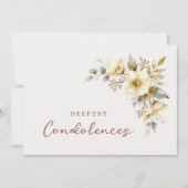 Delicate Pastel Ivory Tones Floral Corner Sympathy (Voorkant)