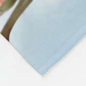 Delicate Pastel Kleur Rozen Op Een Verlopen Lucht Fleece Deken (Hoek)