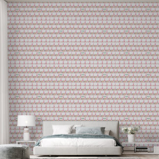 Delicate Pastel Pattern Peel and Stick Wallpaper Behang