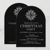 Delicate Pastel Swirls Christmas Ornament Party Kaart (Voorkant / Achterkant)