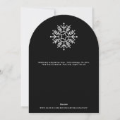 Delicate Pastel Swirls Christmas Ornament Party Kaart (Achterkant)