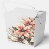 Delicate Pastelkleurige Bloemendoos Geschenkdoos Bedankdoosjes (Achterkant)