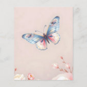 delicate pastelvlinder flyer (Achterkant)