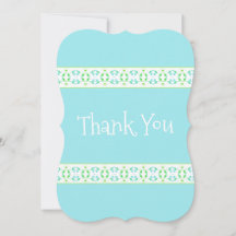 Delicate Patroonbedankje Nota Kaart