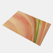 Delicate peach deurmat (Schuin)