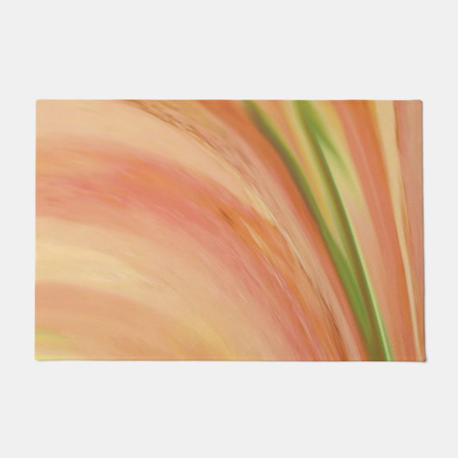 Delicate peach deurmat (Voorkant)