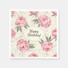 Delicate Peonies Shabby Chic beroemd gemaakt door Servet