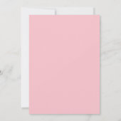 Delicate Peony Wedding Invitation Kaart (Achterkant)