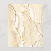 delicate perzik agaat flyer (Achterkant)